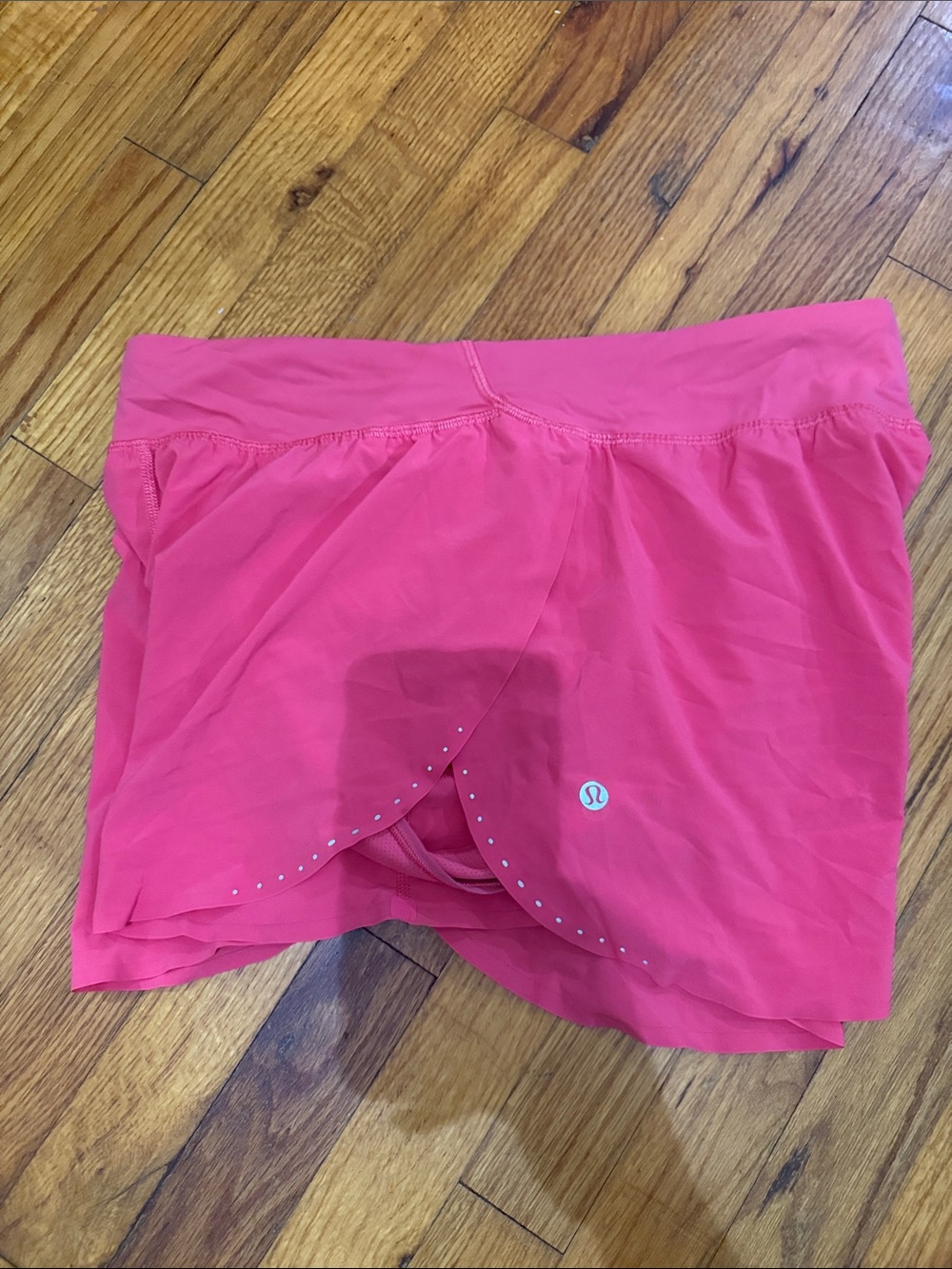 Lululemon hot pink fast and free shorts